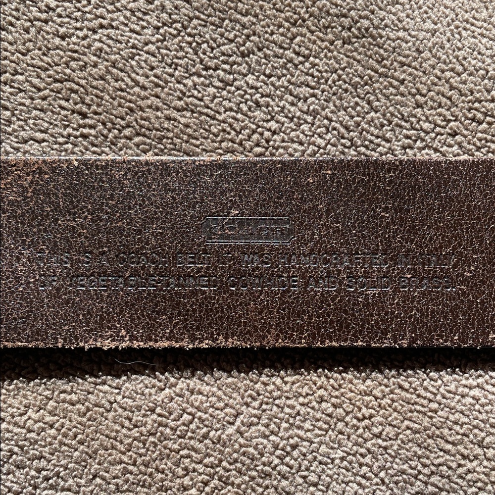 Coach Vintage Women’s Leather Belt - Picture 3 of 14